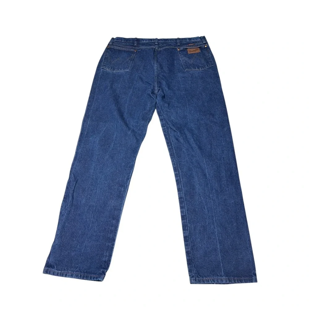 Wrangler Men Jeans 31MWZDN Dark Wash Relaxed Fit Cotton‎ 44x34